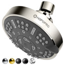 HOPOPRO NBC News Recommended Brand Upgraded 9 Settings High Pressure Shower Head, Fixed Showerhead Adjustable Bathroom Showerhead Multi-functional Rainfall Showerhead for Low Water Flow