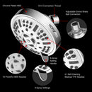 HOPOPRO NBC News Recommended Brand Upgraded 9 Settings High Pressure Shower Head, Fixed Showerhead Adjustable Bathroom Showerhead Multi-functional Rainfall Showerhead for Low Water Flow