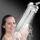 HOPOPRO NBC News Recommended Brand Upgraded 9 Settings High Pressure Shower Head, Fixed Showerhead Adjustable Bathroom Showerhead Multi-functional Rainfall Showerhead for Low Water Flow