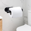 HOPOPRO Toilet Paper Holder Self Adhesive, Premium SUS304 Stainless Steel Rustproof Toilet Roll Holder No Drilling for Bathroom Kitchen Washroom (Matte Black)