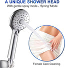 Shower Hopopro High-Pressure Handheld Shower Head Set with 59 Inch Stainless Steel Hose Adjustable Overhead Bracket, Leak-Proof Teflon Tape, Rubber Washers Comprehensive Installation Guide