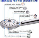 Shower Hopopro High-Pressure Handheld Shower Head Set with 59 Inch Stainless Steel Hose Adjustable Overhead Bracket, Leak-Proof Teflon Tape, Rubber Washers Comprehensive Installation Guide