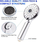 Shower Hopopro High-Pressure Handheld Shower Head Set with 59 Inch Stainless Steel Hose Adjustable Overhead Bracket, Leak-Proof Teflon Tape, Rubber Washers Comprehensive Installation Guide