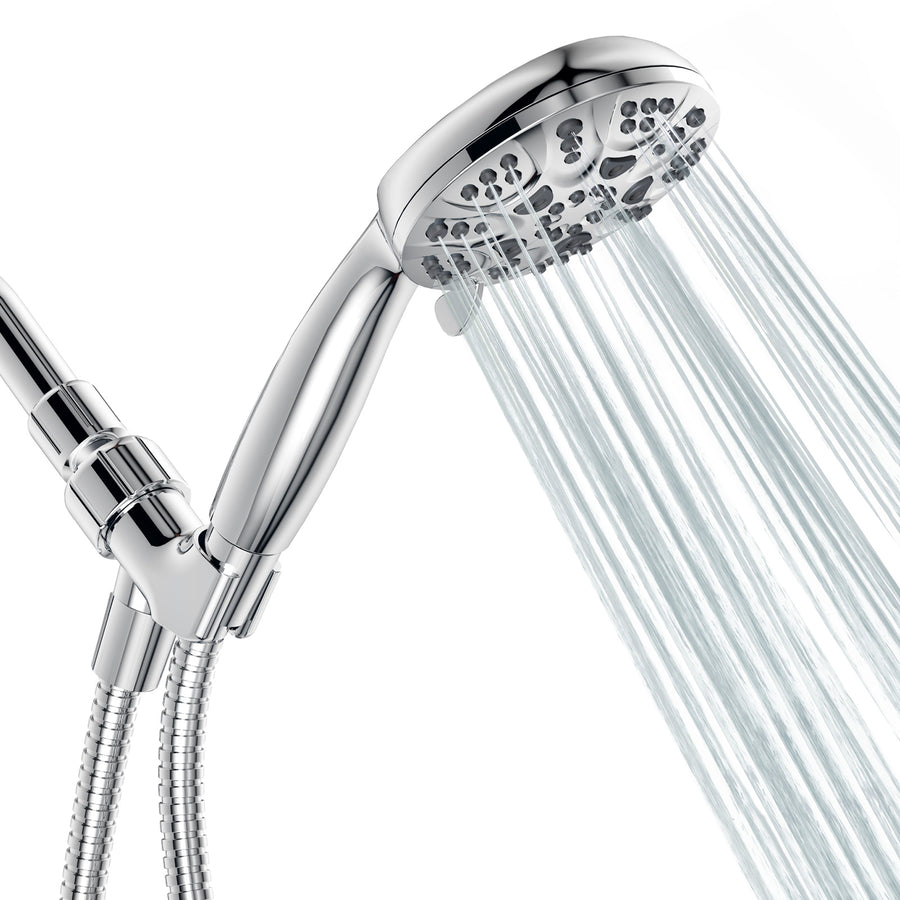 HOPOPRO NBC News Recommended Brand 6-Mode Handheld Shower Head Set, High Pressure Shower Head With Handheld Replacement Tool-free Installation with 4.33 Inch Shower Panel