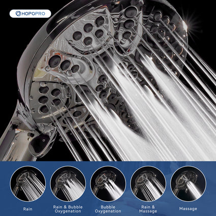 HOPOPRO NBC News Recommended 5 Modes High Pressure Shower Head 4.1